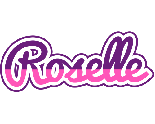 Roselle cheerful logo