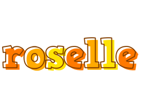 Roselle desert logo