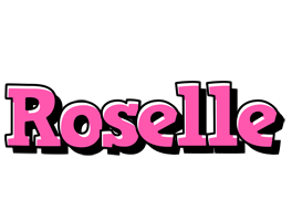 Roselle girlish logo