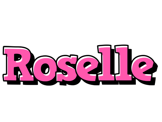 Roselle girlish logo