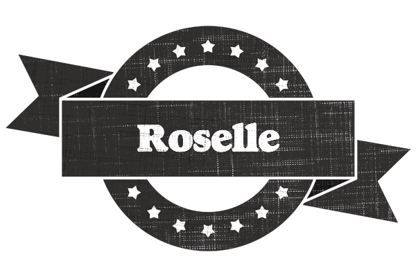 Roselle grunge logo