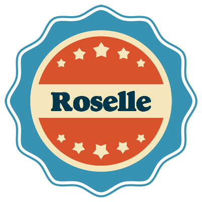 Roselle labels logo