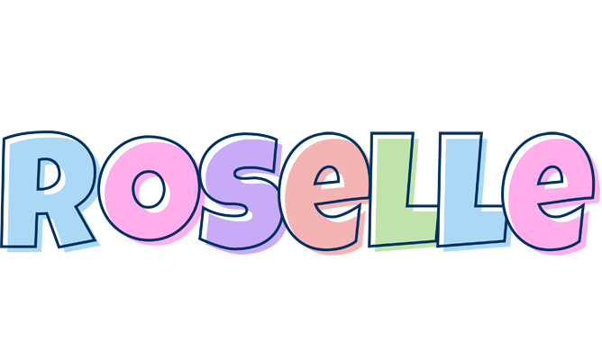 Roselle pastel logo