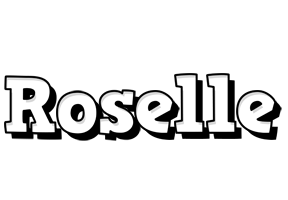 Roselle snowing logo