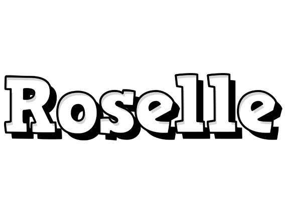 Roselle snowing logo