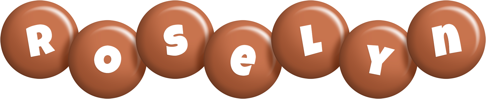 Roselyn candy-brown logo
