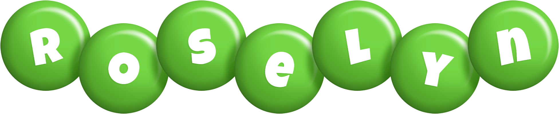Roselyn candy-green logo