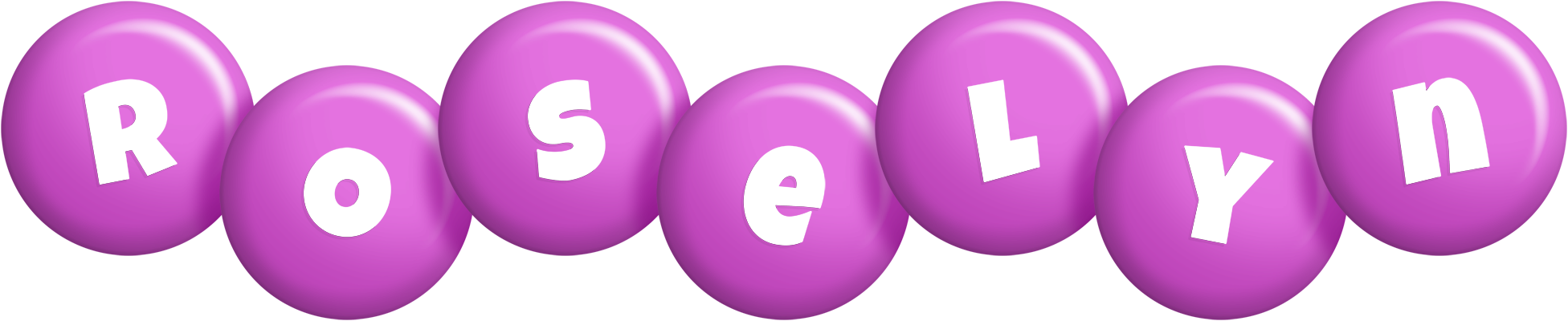 Roselyn candy-purple logo