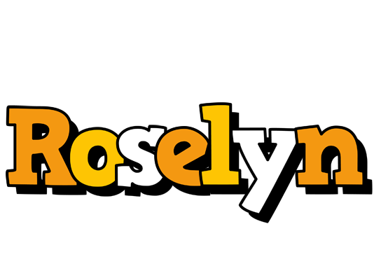 Roselyn cartoon logo