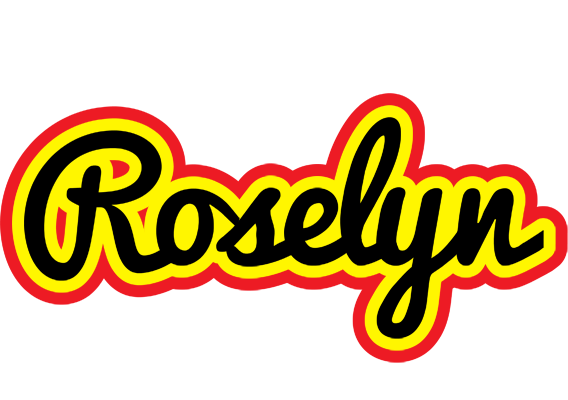 Roselyn flaming logo