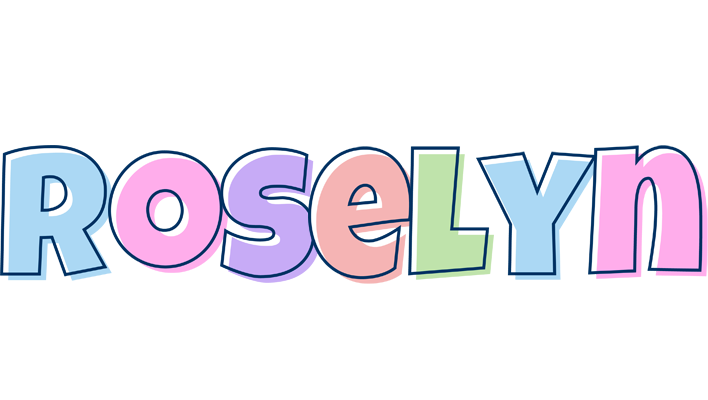 Roselyn pastel logo