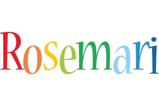 Rosemari birthday logo
