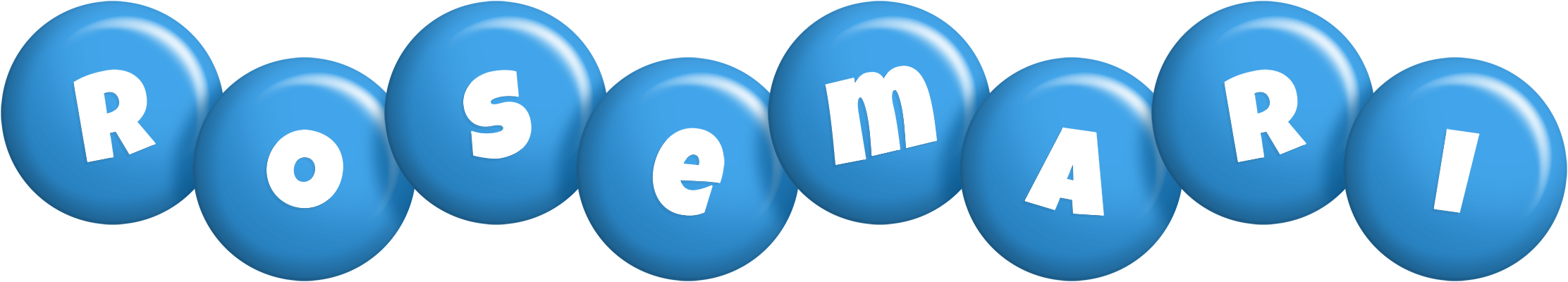 Rosemari candy-blue logo