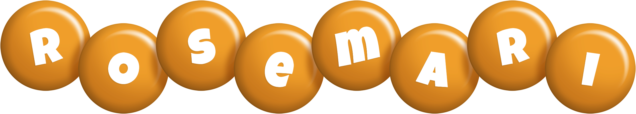 Rosemari candy-orange logo