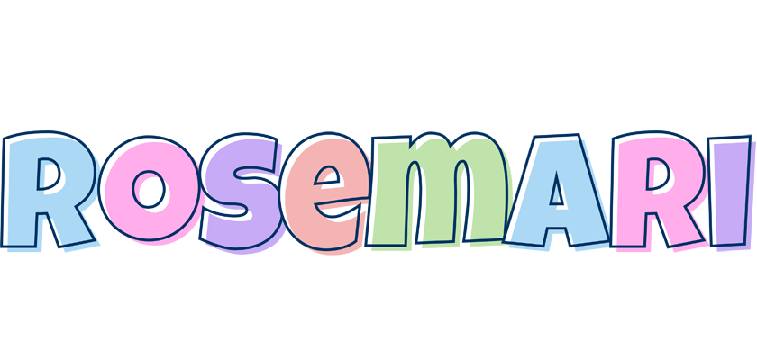 Rosemari pastel logo