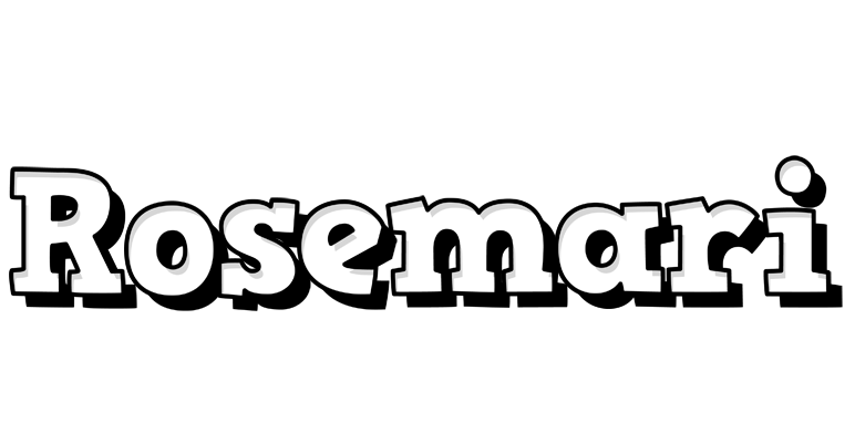 Rosemari snowing logo