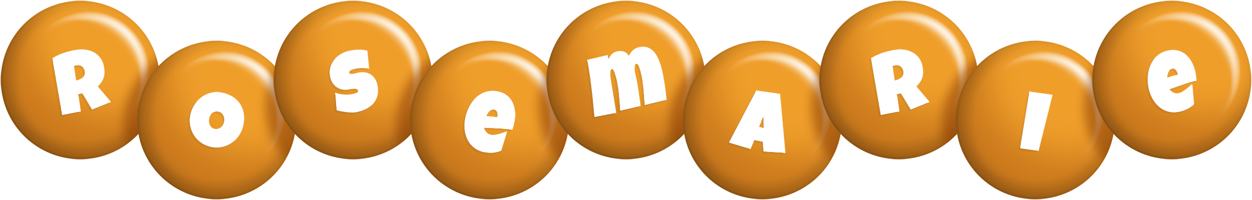 Rosemarie candy-orange logo