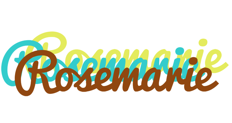 Rosemarie cupcake logo