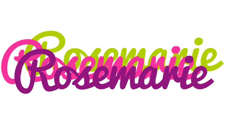 Rosemarie flowers logo