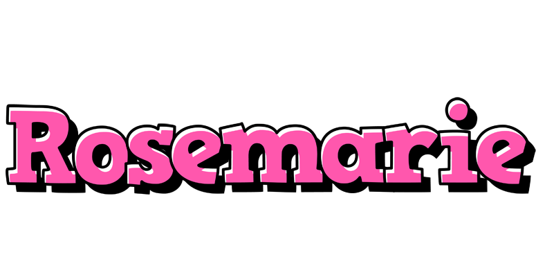 Rosemarie girlish logo