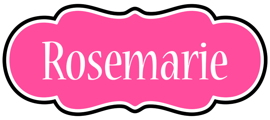 Rosemarie invitation logo