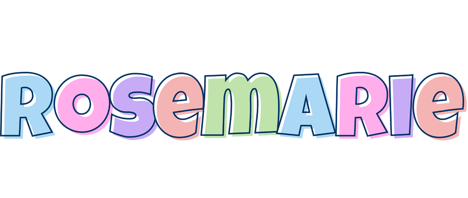 Rosemarie pastel logo