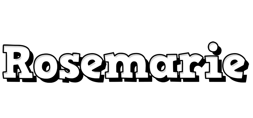 Rosemarie snowing logo