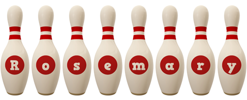 Rosemary bowling-pin logo