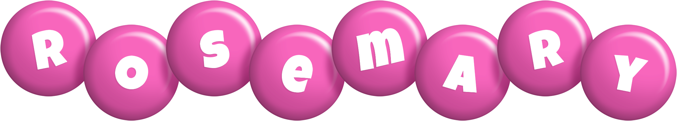 Rosemary candy-pink logo