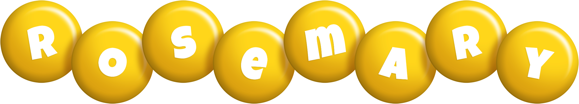 Rosemary candy-yellow logo
