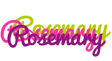 Rosemary flowers logo