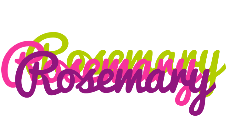 Rosemary flowers logo
