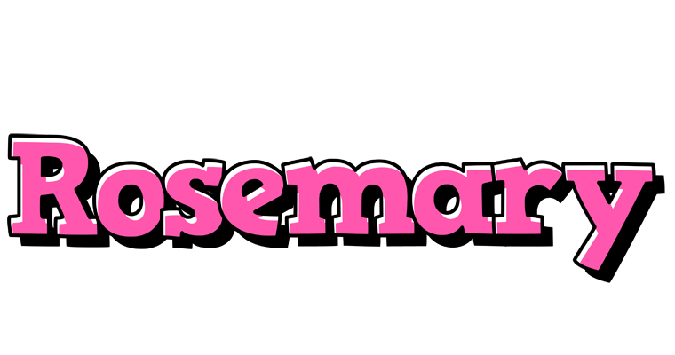 Rosemary girlish logo