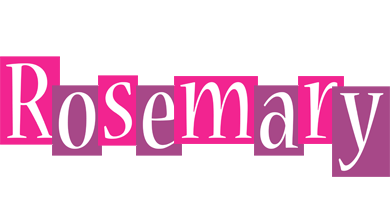Rosemary whine logo