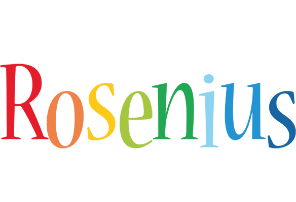 Rosenius birthday logo