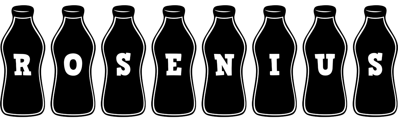 Rosenius bottle logo