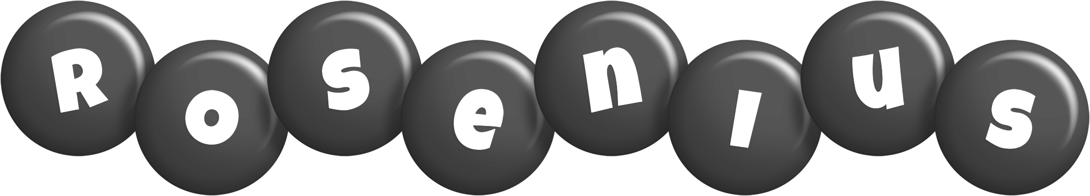 Rosenius candy-black logo