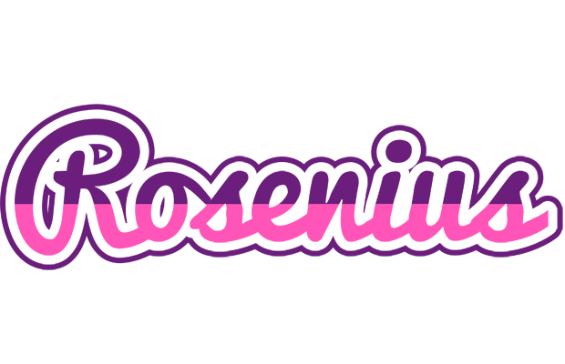 Rosenius cheerful logo