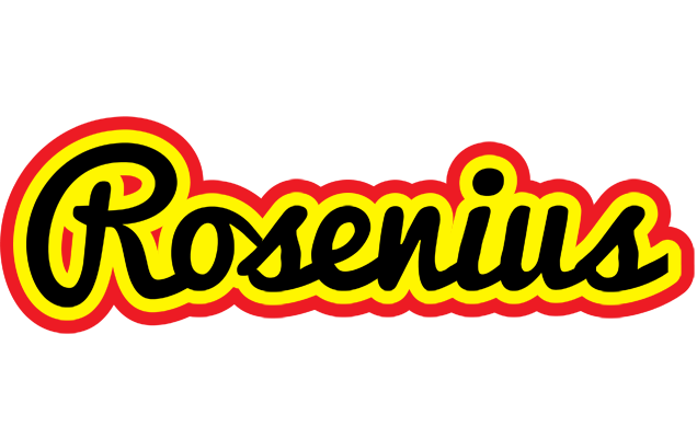 Rosenius flaming logo