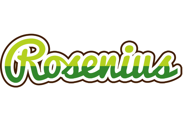 Rosenius golfing logo