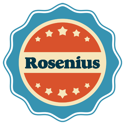 Rosenius labels logo