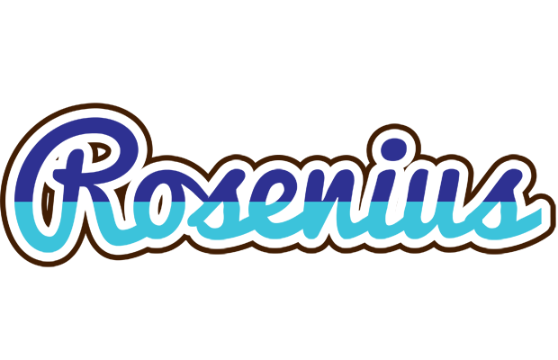 Rosenius raining logo