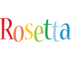 Rosetta birthday logo