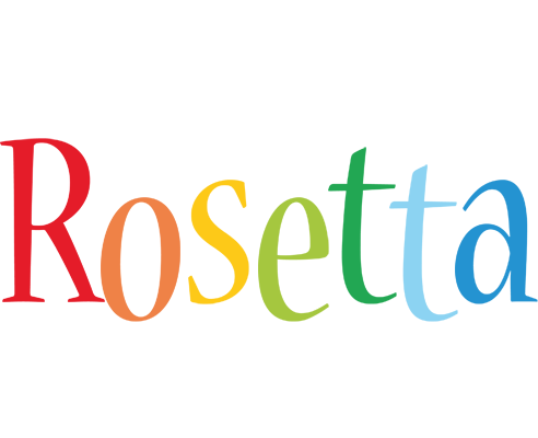 Rosetta birthday logo