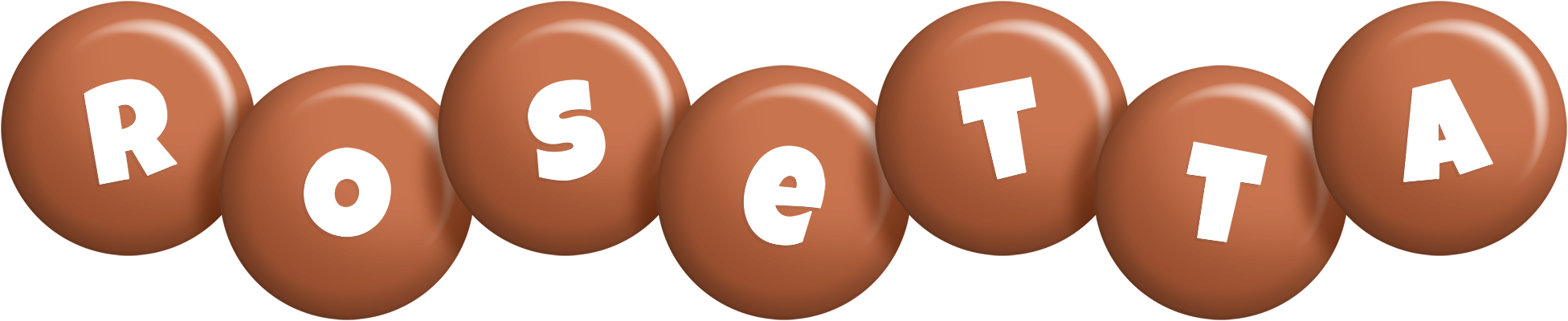 Rosetta candy-brown logo