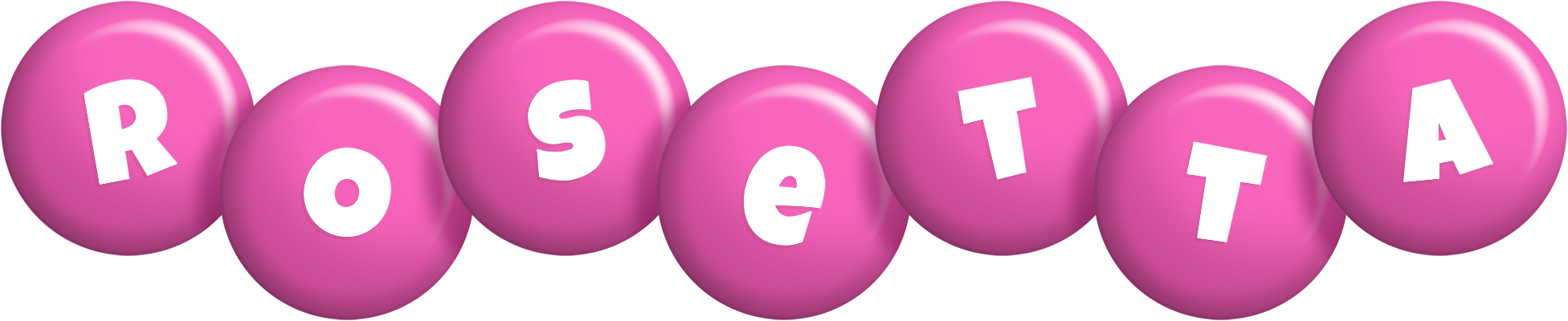 Rosetta candy-pink logo