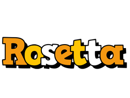 Rosetta cartoon logo