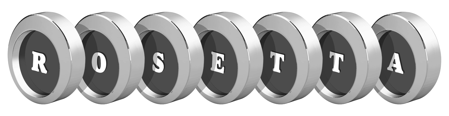 Rosetta coins logo