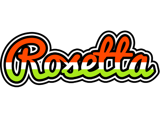 Rosetta exotic logo