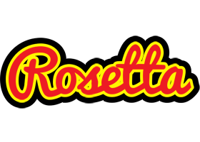 Rosetta fireman logo